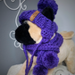 Purple Durple Dog Hat & Scarf